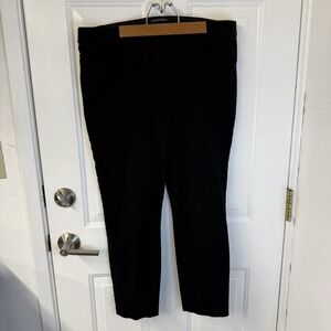 Banana Republic Sloan Pant Womens Size 12 Black Slim‎ Ankle Mid-rise Pant